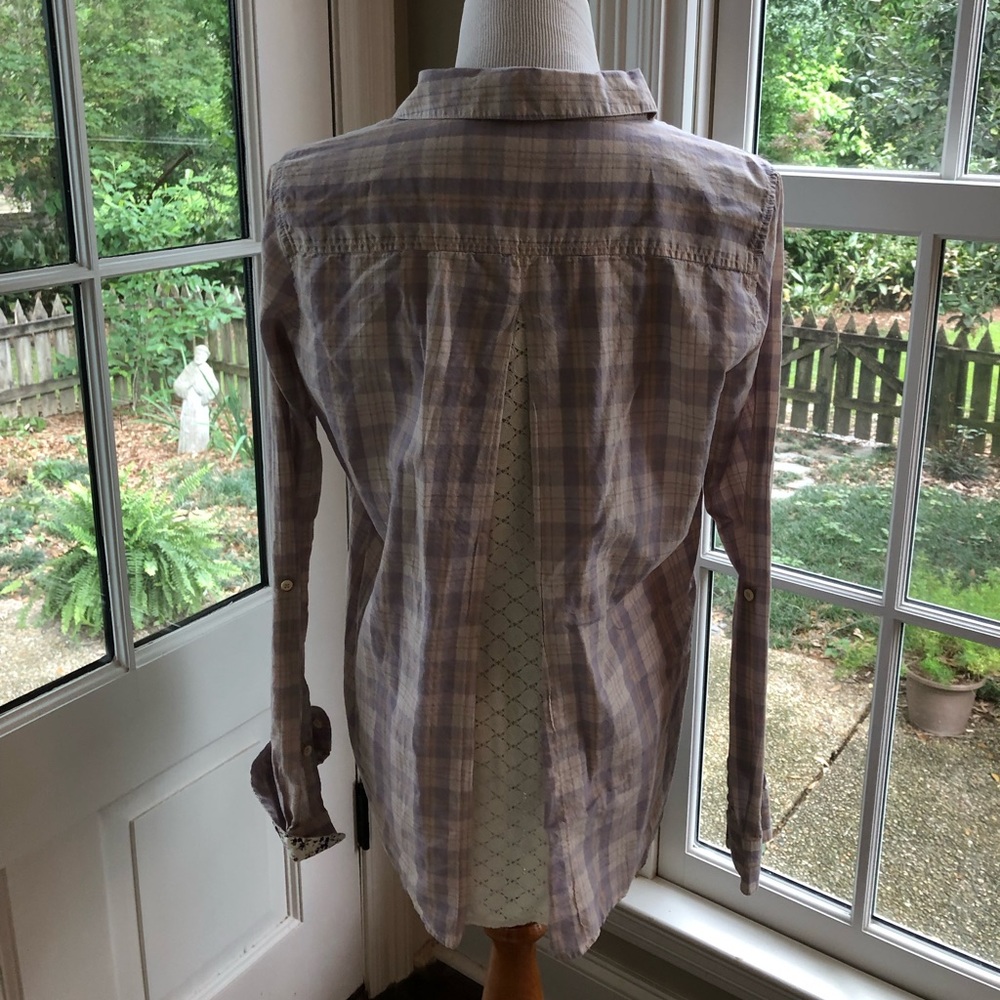 Anthropologie Isabella Sinclair Susanna button down sz M - Picture 7 of 7
